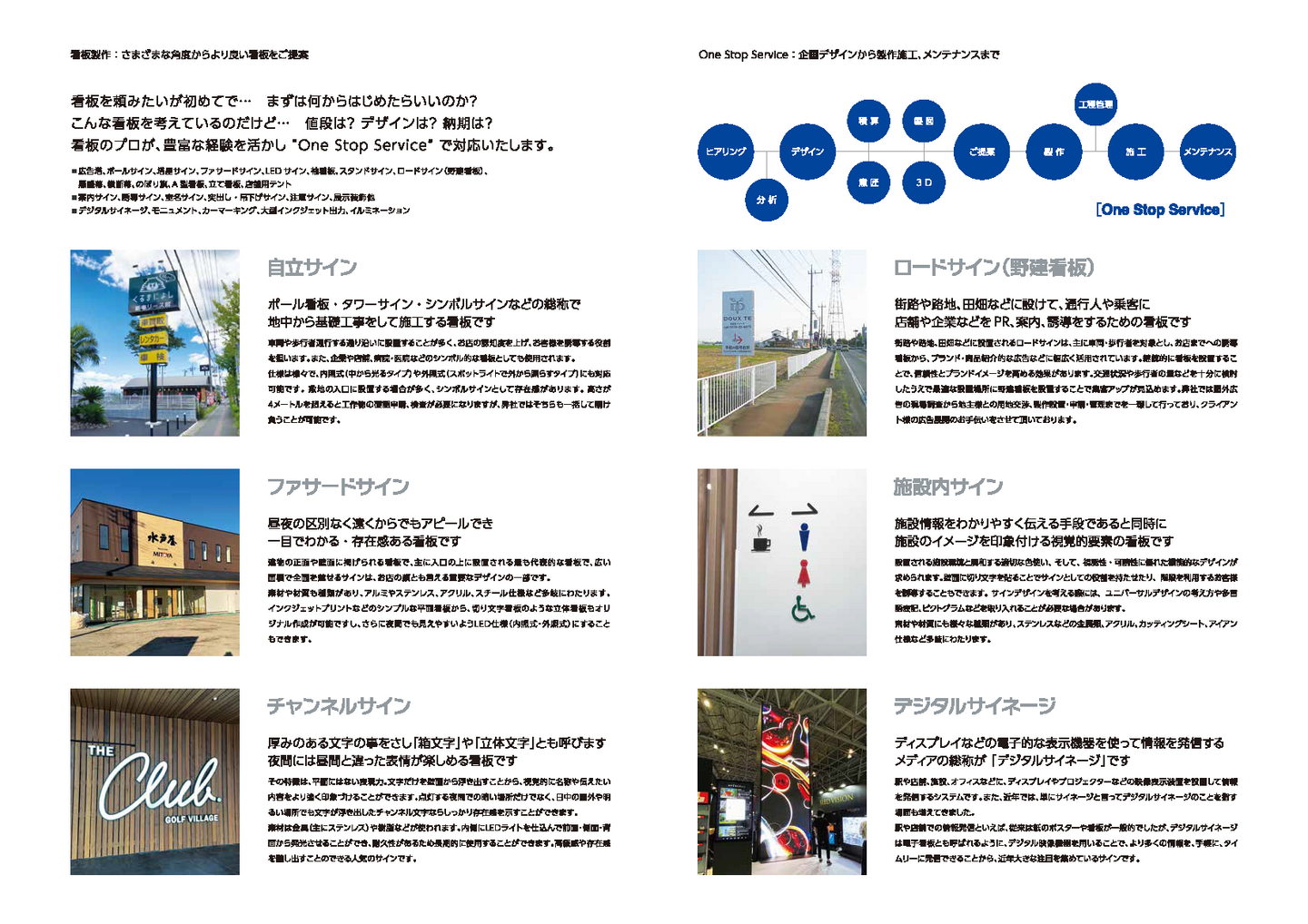 看板の未来社／会社案内4-5p