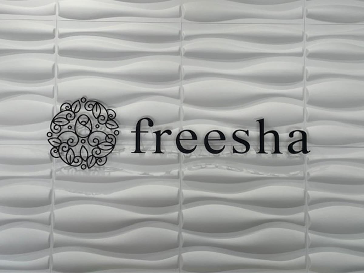 share salon freesha_文字看板