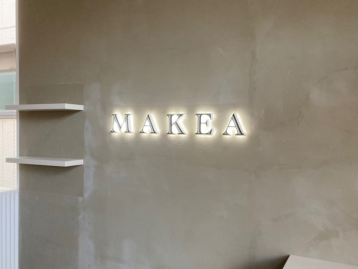 MAKEA様_文字看板,立体サイン