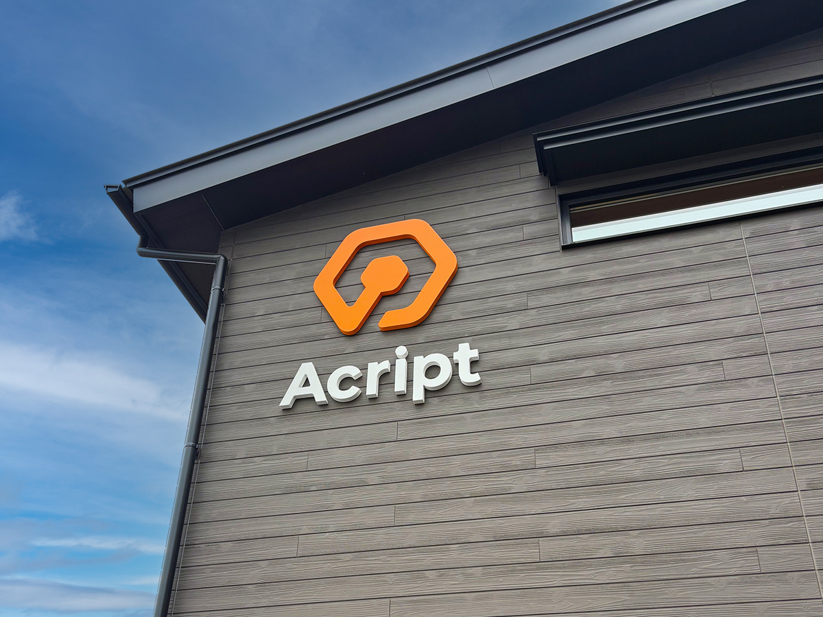 Acript様_文字看板